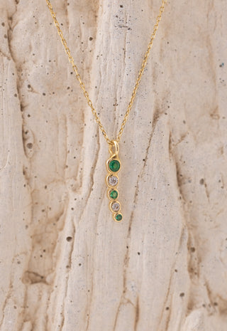 Stone Traces 14 Ayar Altın Kolye