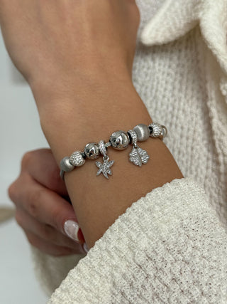 Tılsım Yolu 14 Ayar Beyaz Altın Bileklik