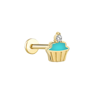 Cupcake 14 Ayar Altın Tragus