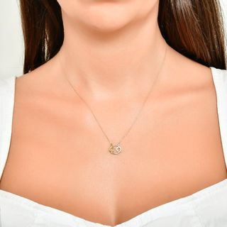 Yengeç 14 Ayar Altın Kolye