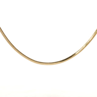 Balıksırtı 50 cm 14 Ayar Altın Zincir Kolye