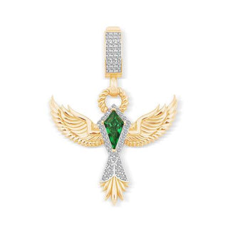 Ema Anka Kuşu 14 Ayar Altın Charm