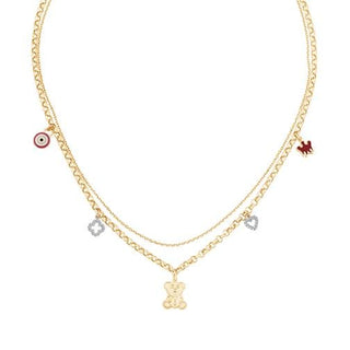 Ema Ayıcık Şans 14 Ayar Altın Kolye