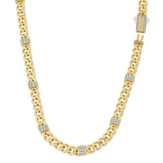 Ema Baget Taşlı Gurmet 14 Ayar Altın Zincir