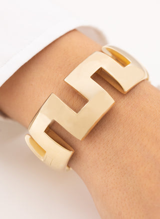 Cetaş Eterna Zikzak 14 Ayar Altın Kelepçe