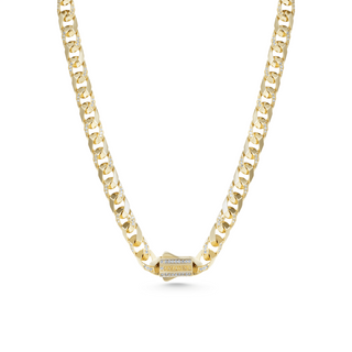 Taşlı Gurmet 14 Ayar Altın Zincir