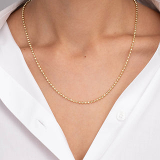 Top Top Small 14 Ayar Altın Kolye