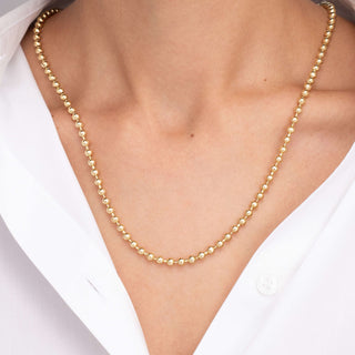 Top Top Large 14 Ayar Altın Zincir