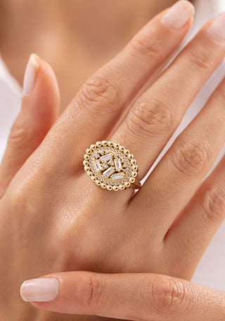 Siyah Mineli Taşlı Top Zincir Altın Kolye