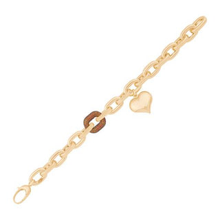 Ema İtalyan Tasarım Yıldız Sallantılı 14 Ayar Altın Bileklik