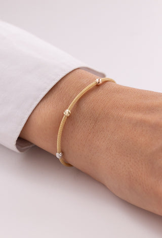 Minimal Akış 14 Ayar Altın Bileklik