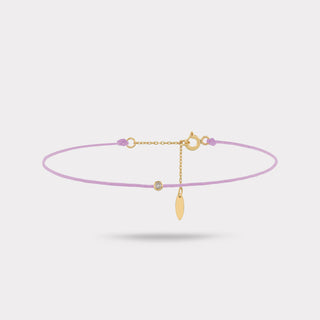 Mist Everbond Purple String Pırlanta Bileklik