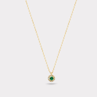 Mist Alba Emerald Pırlanta Kolye