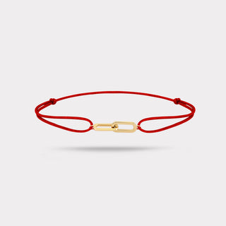 Mist Magni Red String 14 Ayar Altın Bileklik