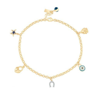 Nal Nazar Boncuğu Şans Altın Halhal