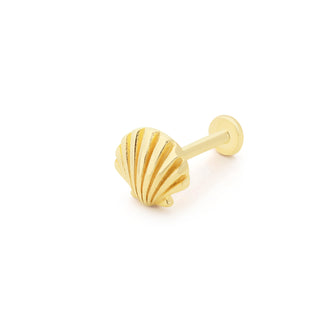 İnci Kabuğu 14 Ayar Altın Piercing