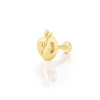 Ninja Model 14 Ayar Altın Piercing