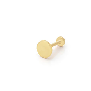 Sade Yuvarlak 14 Ayar Altın Piercing