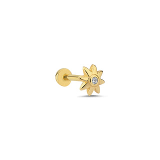 Luna Shine 14 Ayar Altın Piercing