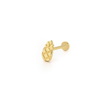 Ananas 14 Ayar Altın Piercing