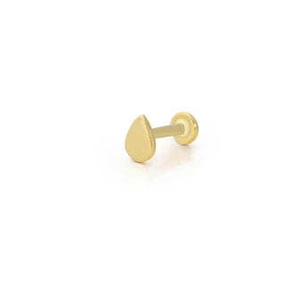 Sade Damla 14 Ayar Altın Piercing