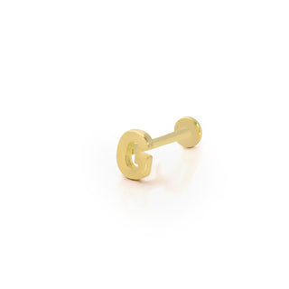 G Harf 14 Ayar Altın Piercing