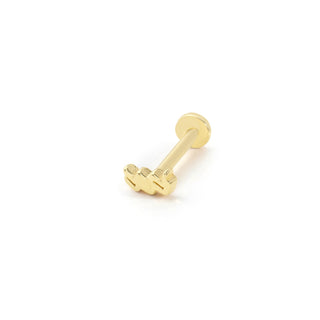 Hashtag Sembolü 14 Ayar Altın Piercing