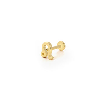 Aslan Burcu 14 Ayar Altın Piercing