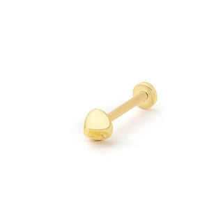 Sade Uç 14 Ayar Altın Piercing