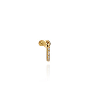 Salkım Işıltı 14 Ayar Altın Piercing