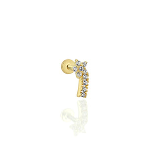 Işık Kuyruğu 14 Ayar Altın Piercing