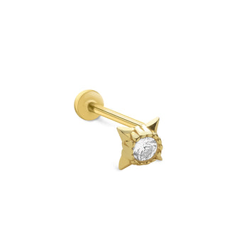 Stellar 14 Ayar Altın Piercing