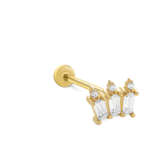Lumine Baget 14 Ayar Altın Piercing