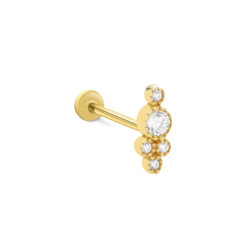 Parıltı Kümesi 14 Ayar Altın Piercing