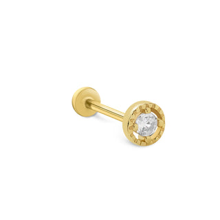 Desenli Çember 14 Ayar Piercing