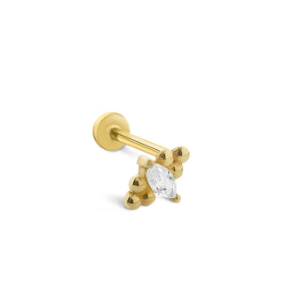 Bağlantı 14 Ayar Altın Piercing