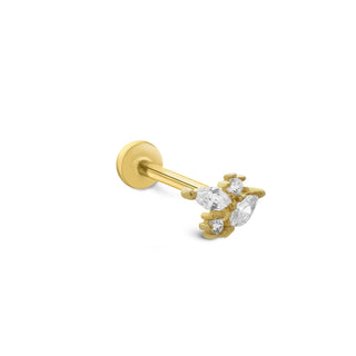 Karma Işıltı 14 Ayar Altın Piercing
