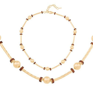 Renkli Taşlı Silindir Kolye