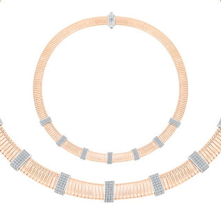 Rose Gold Taşlı Carmenta Kolye