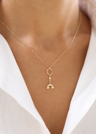 Şans ve Umut Sembolü 14 Ayar Altın Kolye