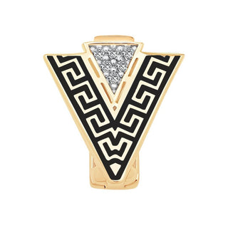 Siyah Greek 9Mm Bileklik Charm