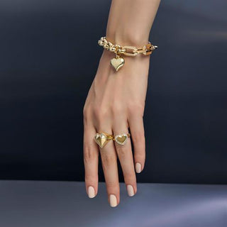 Yeşil Taşlı Altıgen Yüzük