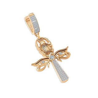 Taşlı Ankh Charm
