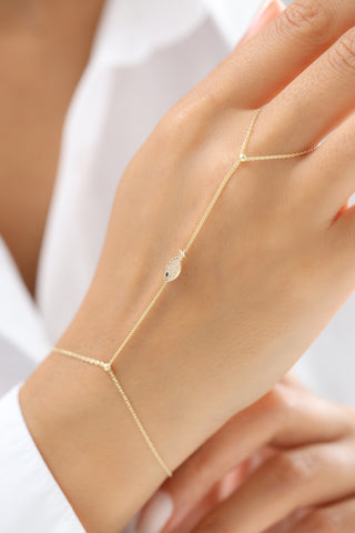 Taşlı Balık Figürlü 14 Ayar Altın Şahmeran