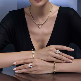 Taşlı Silindir Bileklik