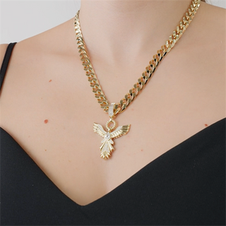 Zümrüt Taşlı Anka Kuşu Charm